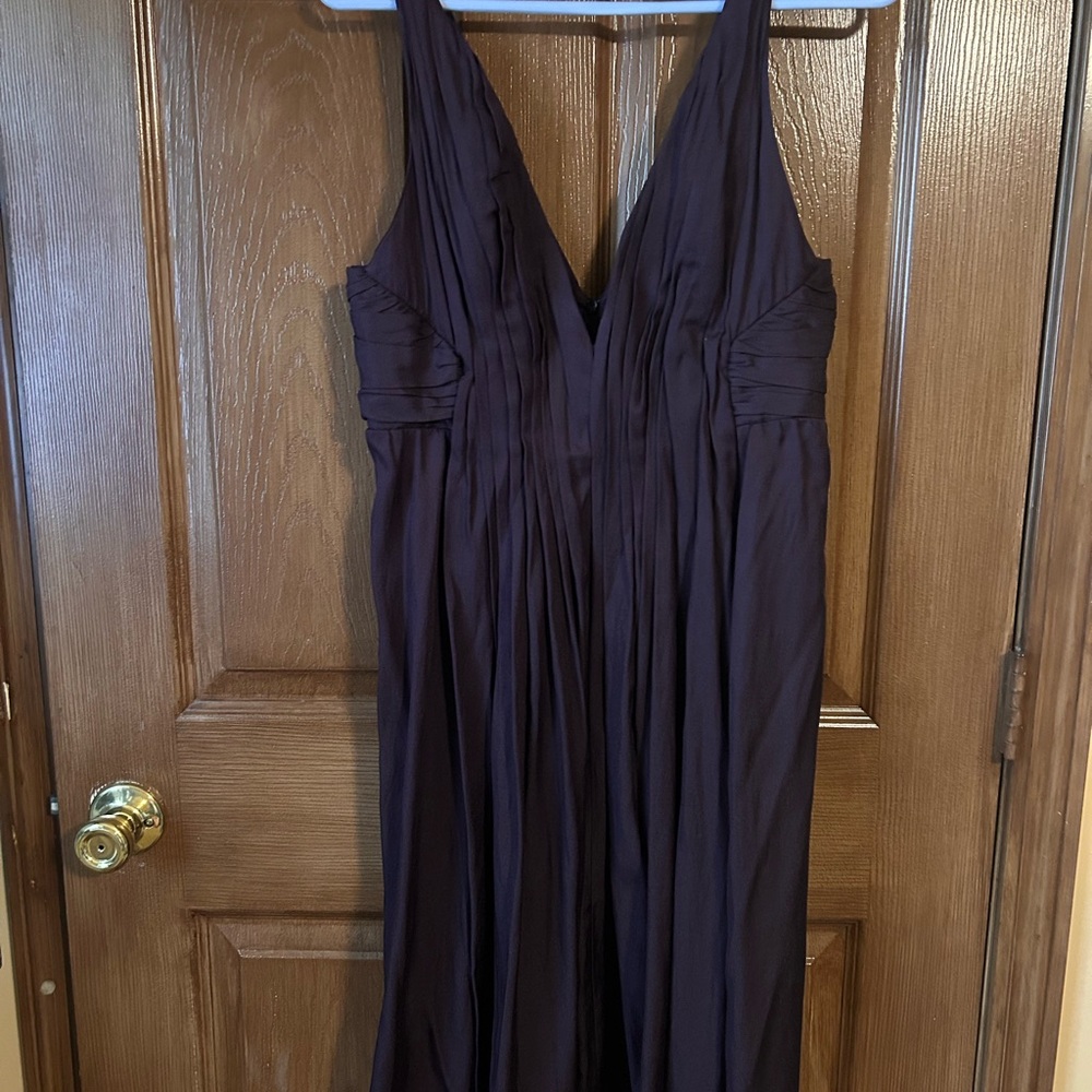 Elegant Plum Purple Evening Dress